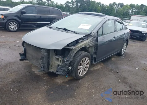 2012 Honda Civic Ex from USA, damaged, VIN 19XFB2F89CE027691